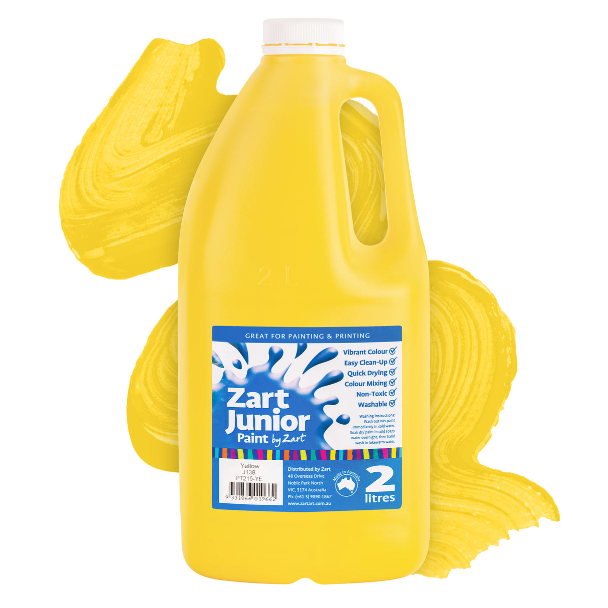 Zart Junior Paint 2L Bottles - Zart