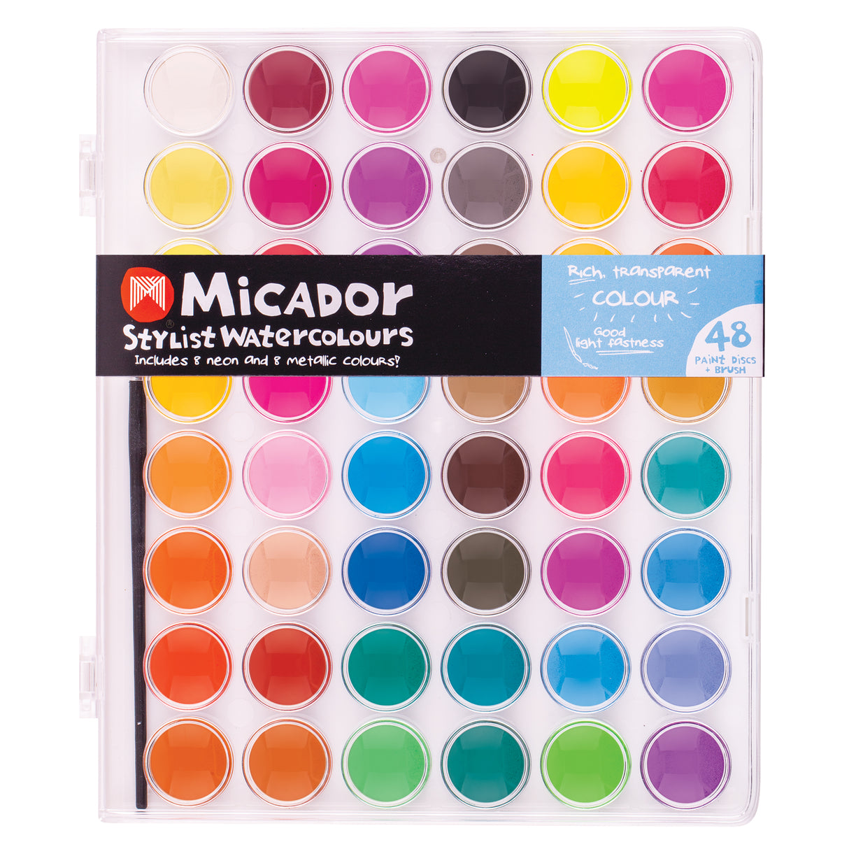 Micador Stylist Watercolours Paints - Zart