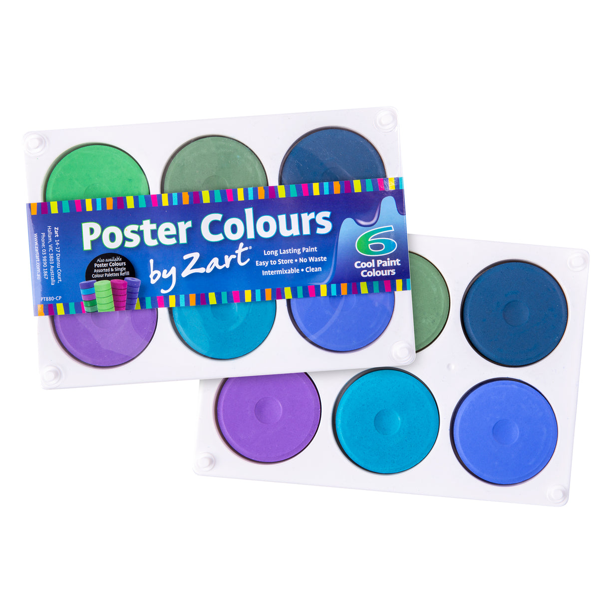 Poster Colours Paint Palettes by Zart - Zart