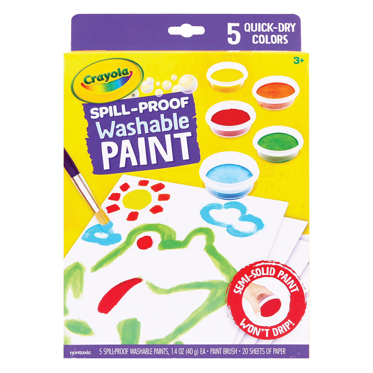Crayola Spill-proof Washable Paint Kit