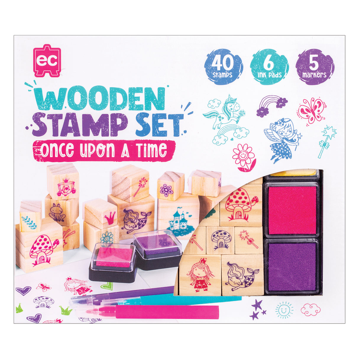 EC Wooden Stamp Sets - Zart