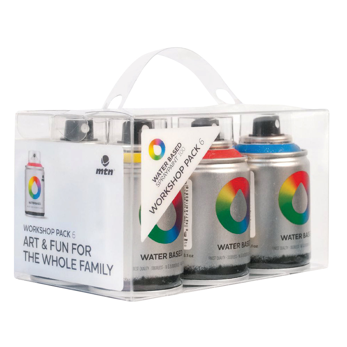MTN Water Based 100mL Spray Paint Pack of 6 - Zart
