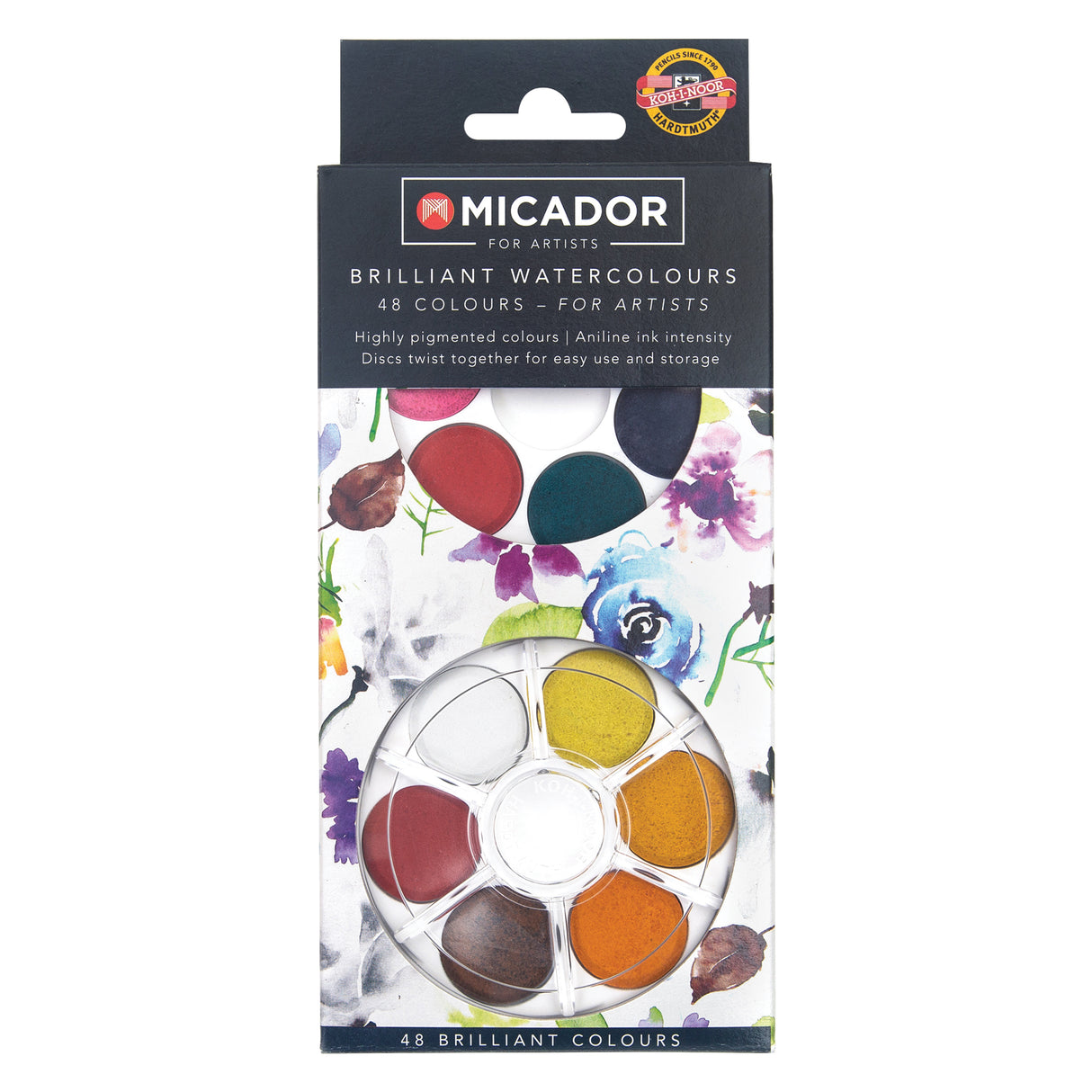 Koh-I-Noor Brilliant Watercolour Paint Discs - Zart