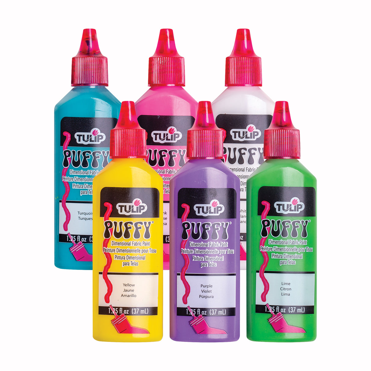 Tulip Dimensional Puffy Paint Pack of 6