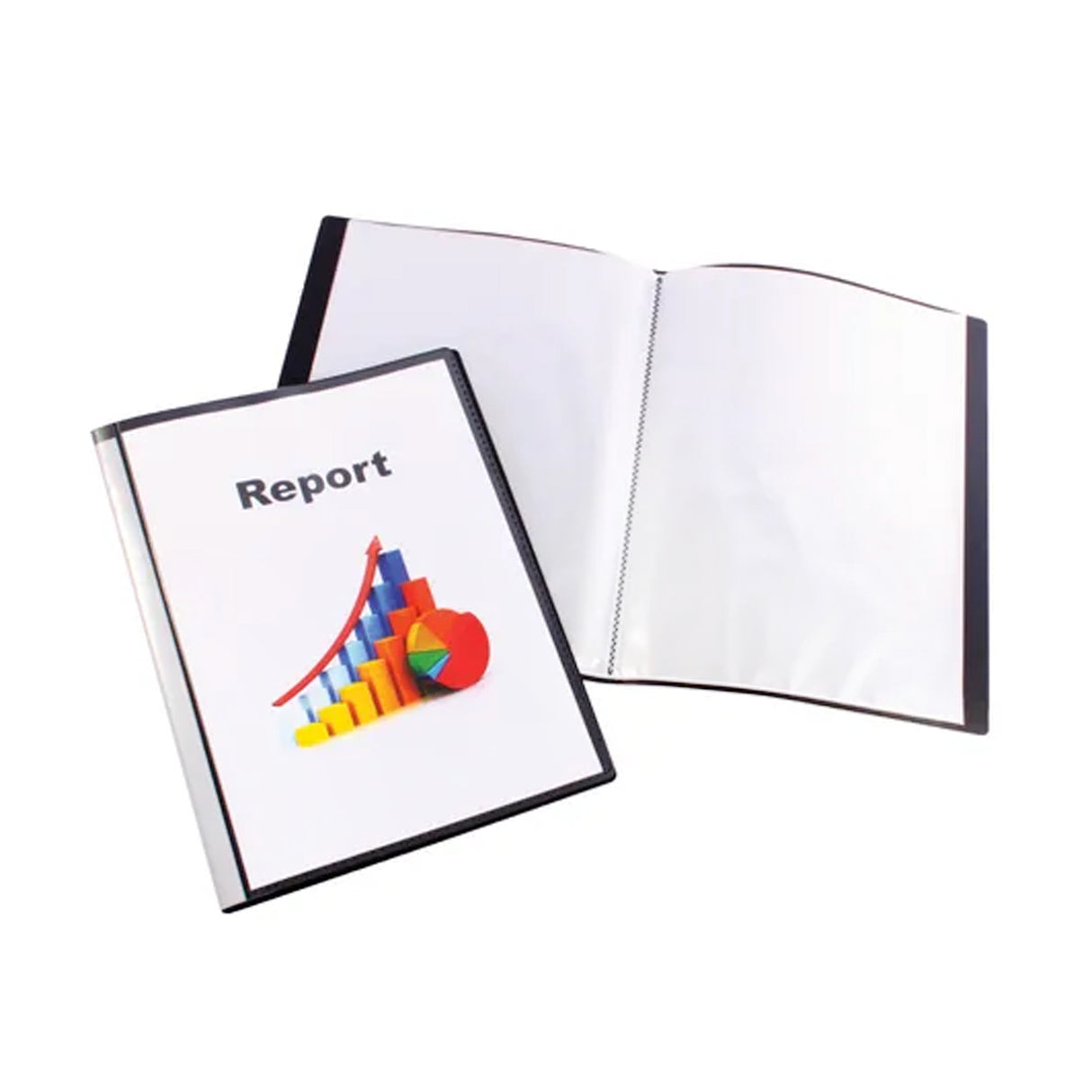 Display Book with insert cover A4 Pockets Black - Zart