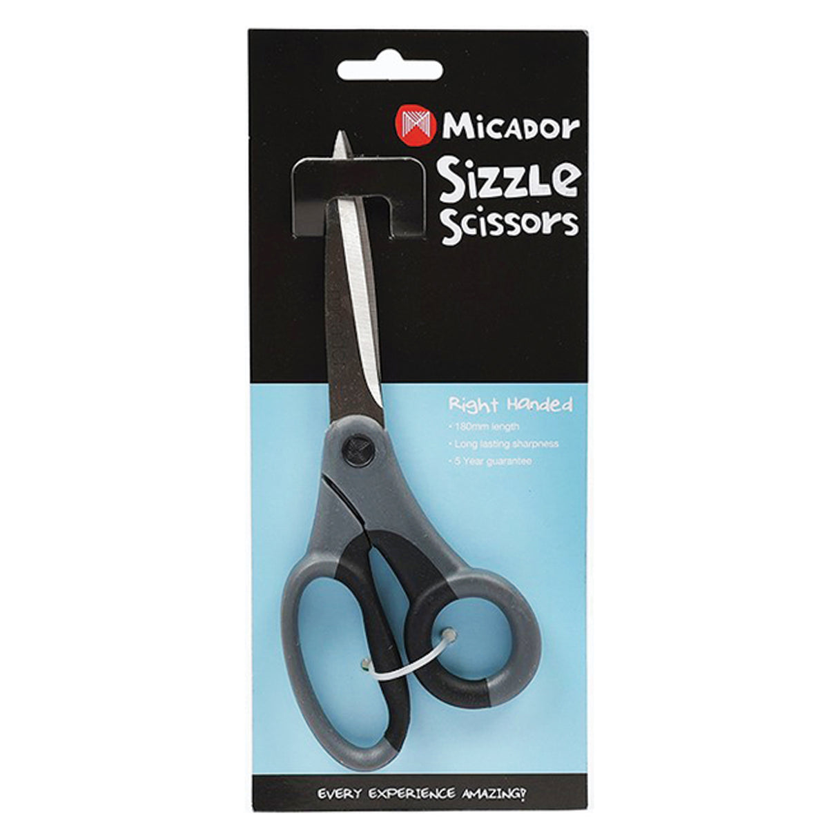 Micador Sizzle Soft Grip Scissors 180mm