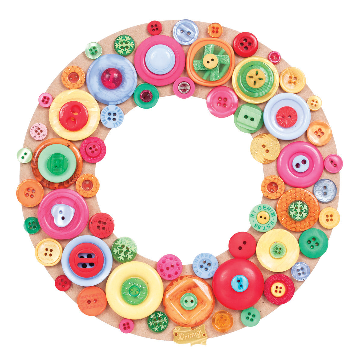 Zart Basics Plastic Buttons Coloured Classpack 600g