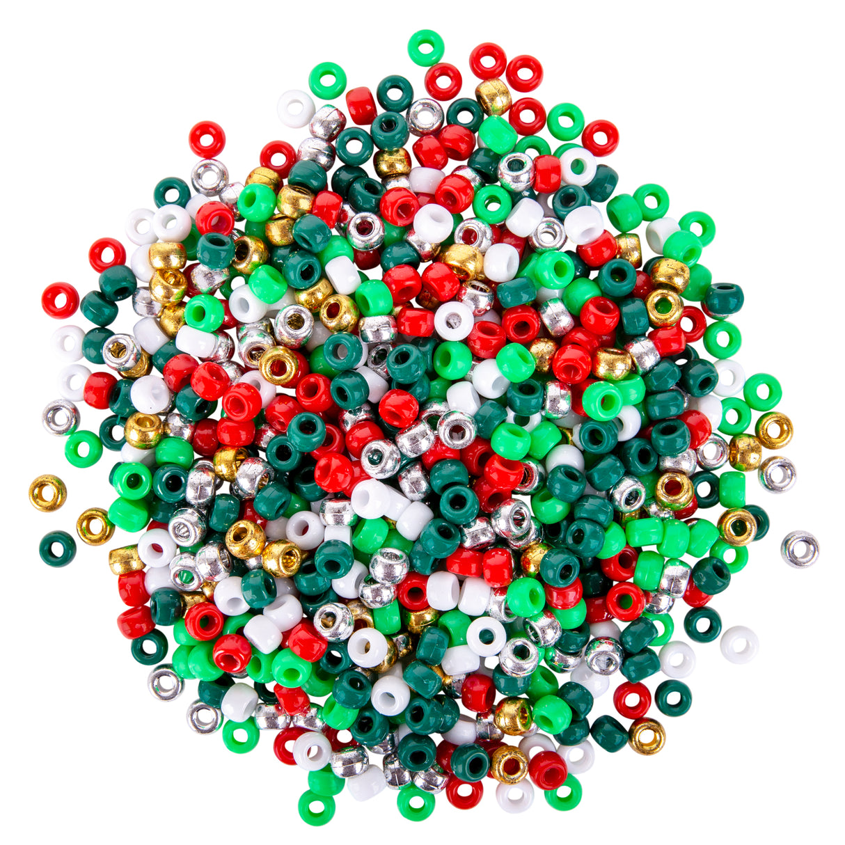 Pony Beads Christmas Colours 250g