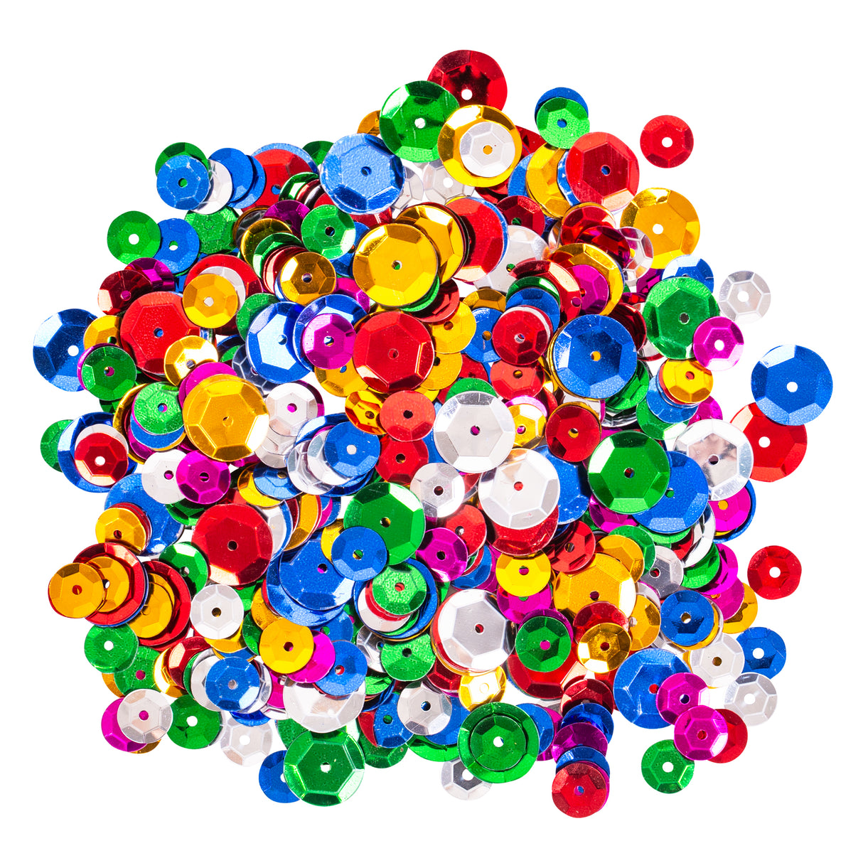 Zart Sequins in a Jar Embossed Round 50g