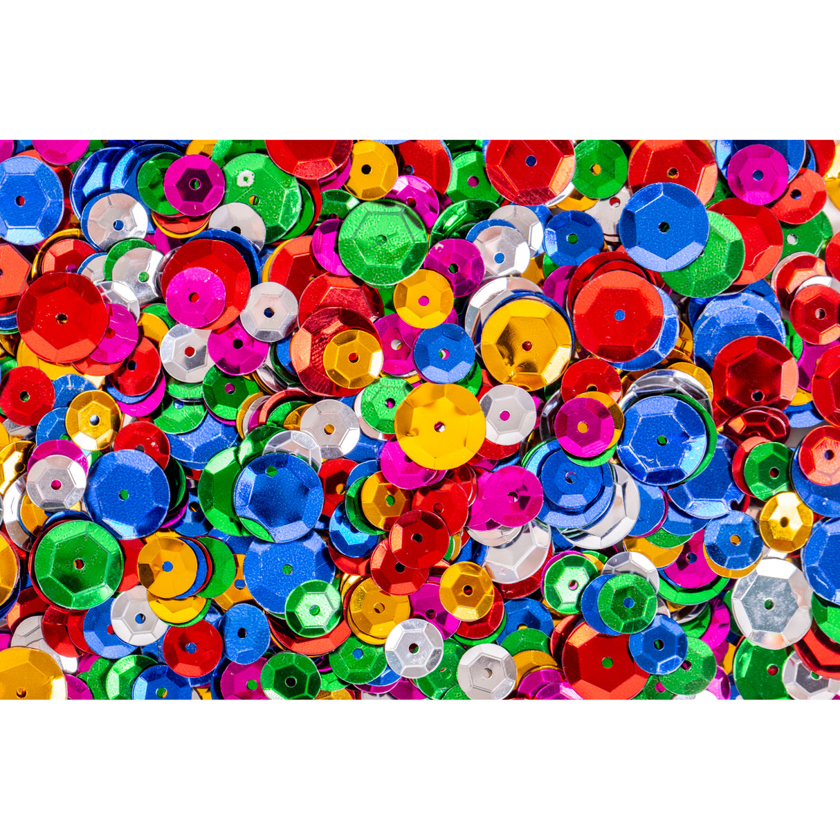 Zart Sequins in a Jar Embossed Round 50g