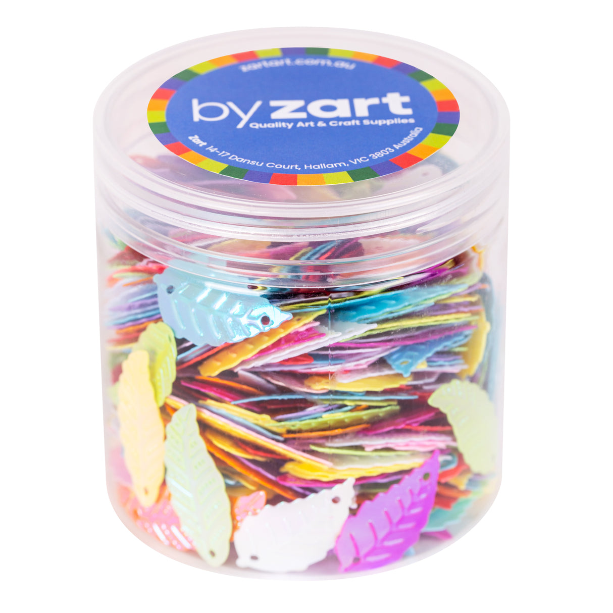 Iridescent Leaf Sequins 50g - Zart
