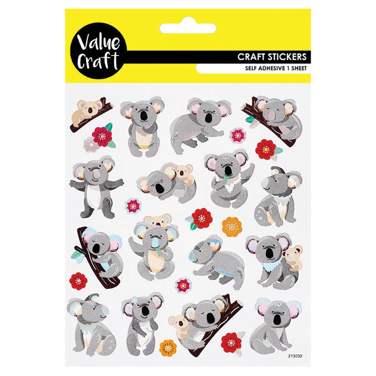 Stickers Australian Animals - Koalas - Zart