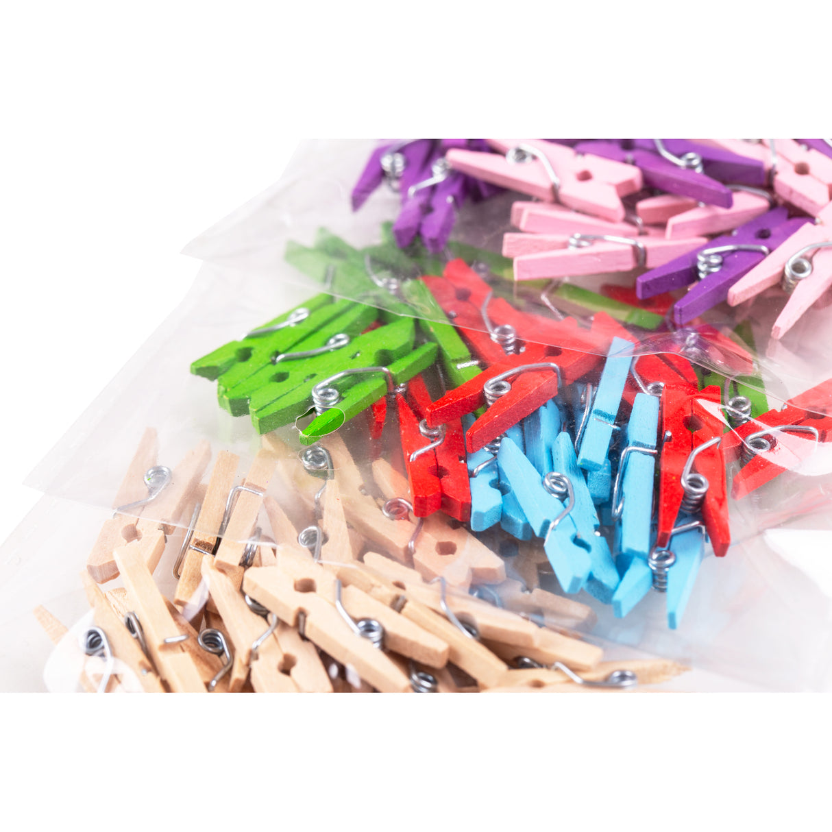 Kaleidoscope Mini Coloured Pegs - Zart