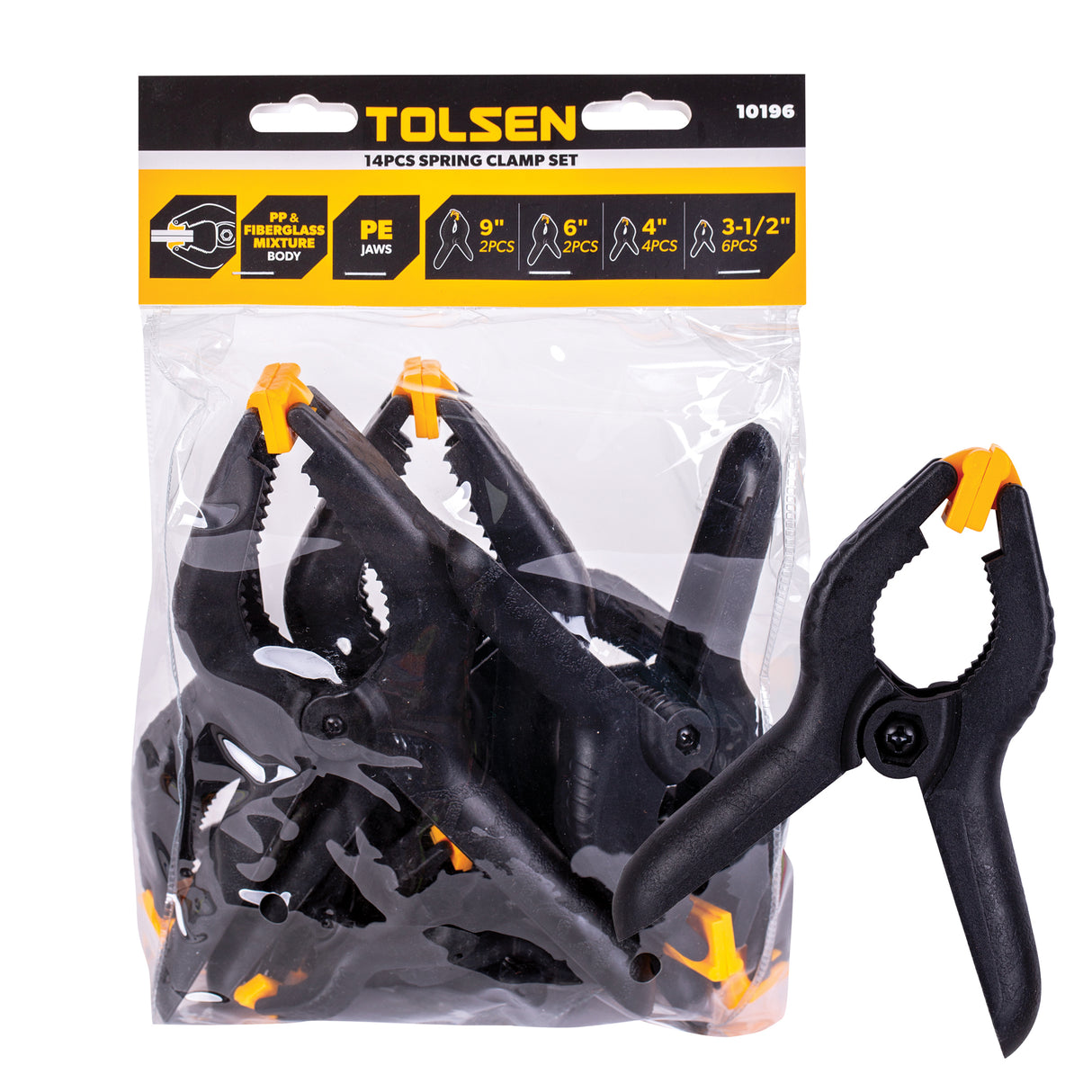 Spring Clamp Set Assorted Set of 14