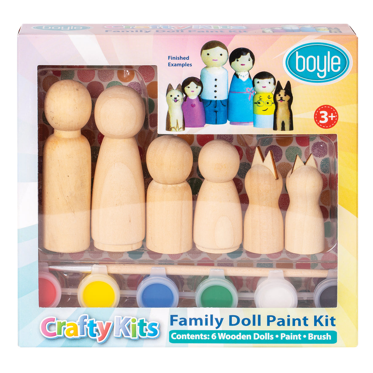 Wooden Family Painting Kit - Zart