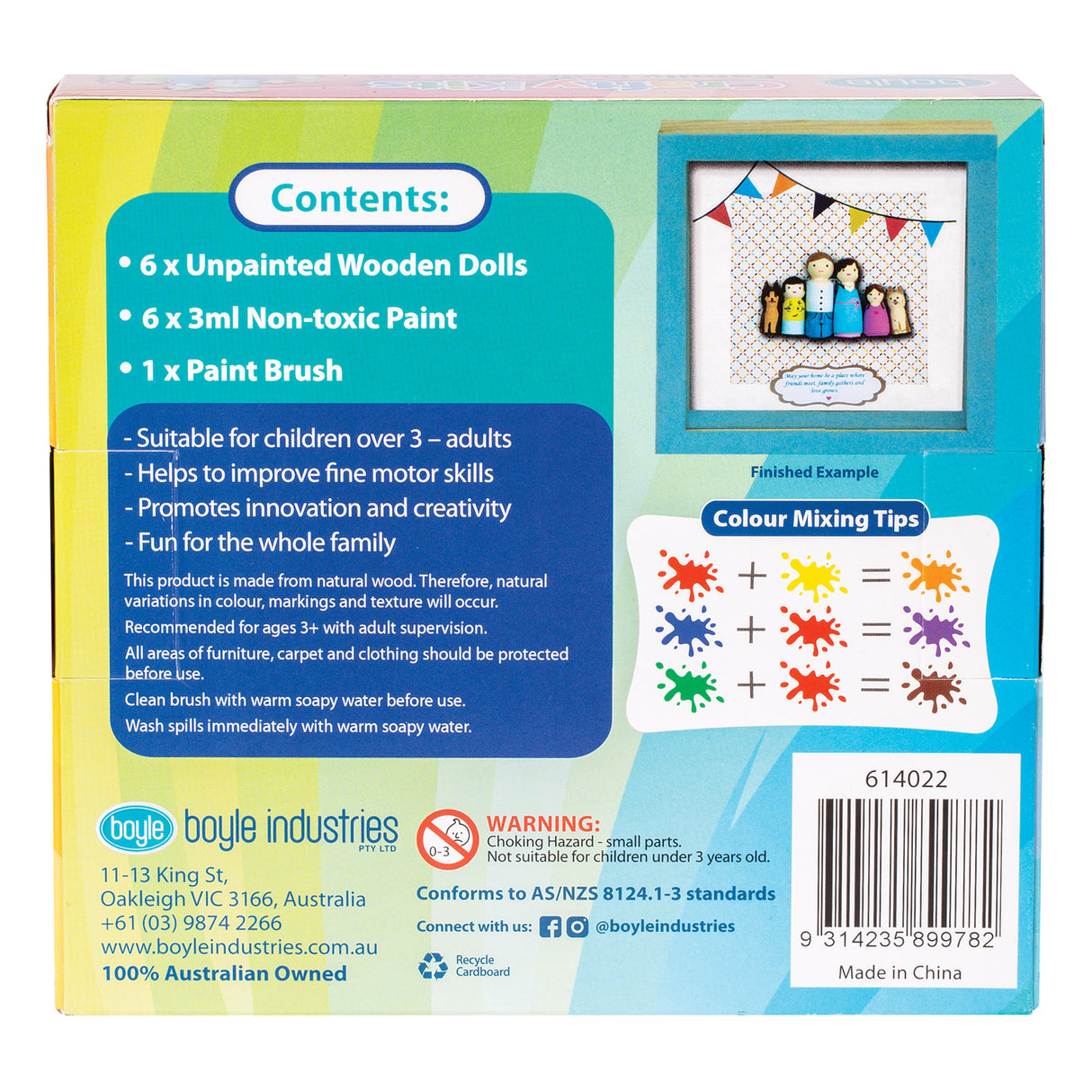 Wooden Family Painting Kit - Zart