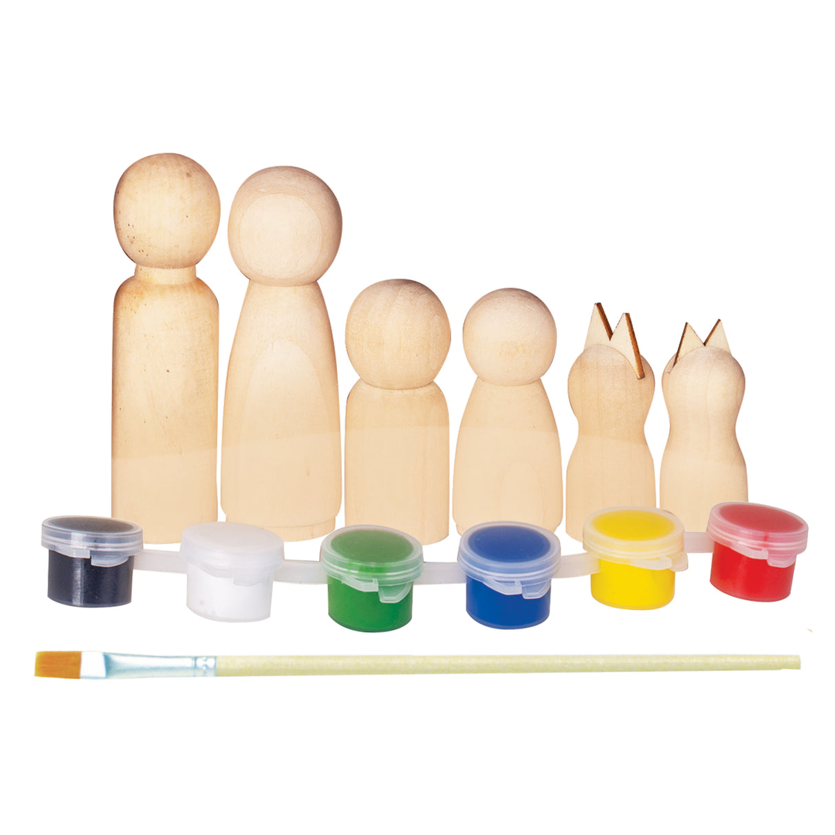 Wooden Family Painting Kit - Zart