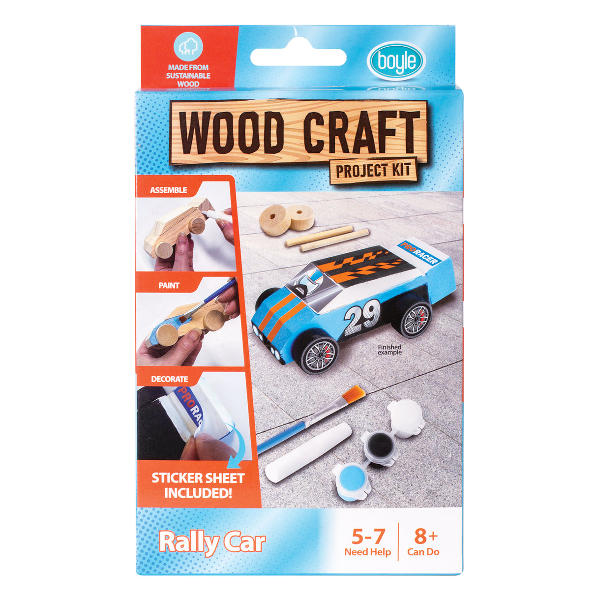 Wooden Car Painting Kit - Zart