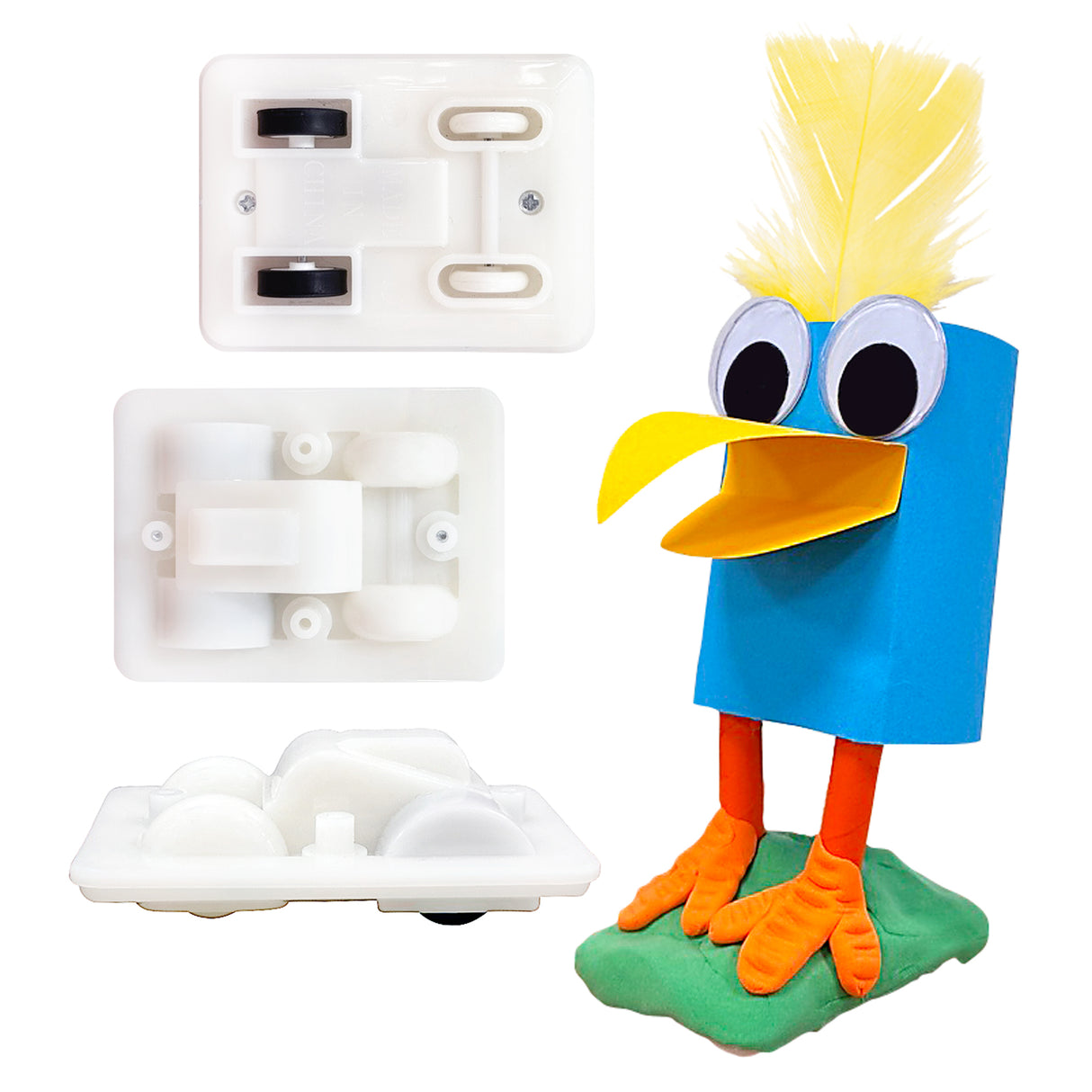 Pull-Back Racer Modelling Base Pack of 20 - Zart