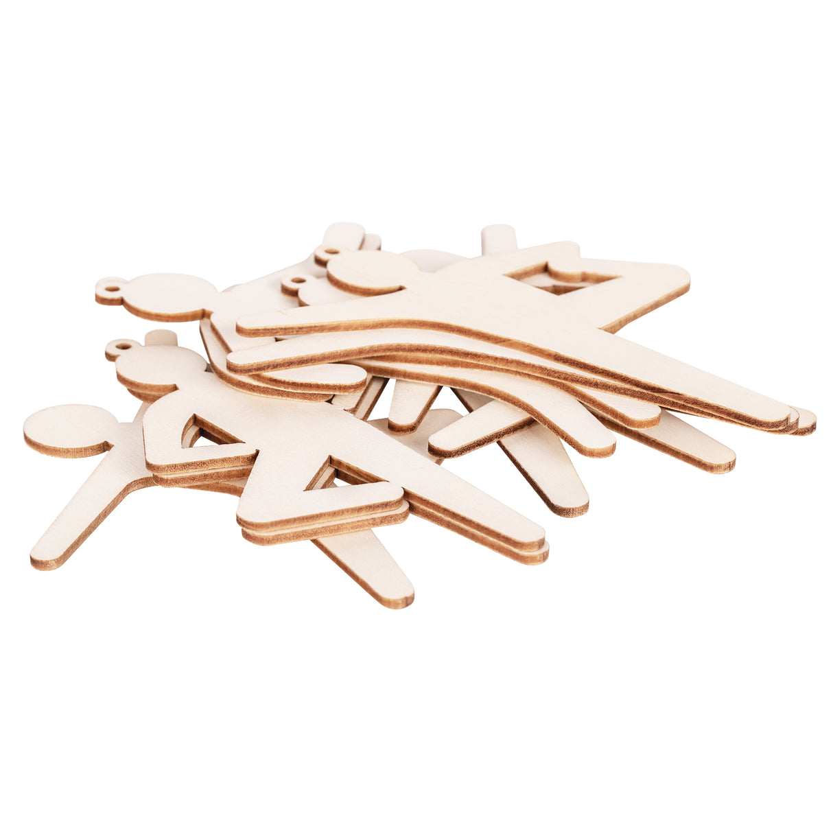 Wooden Active Figures Pack of 24 - Zart