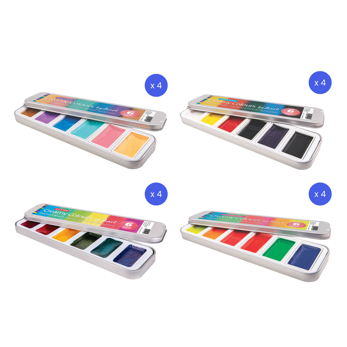 Creamy Colours by Zart Pack of 16 - Zart
