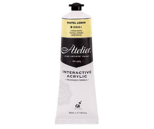 Atelier Interactive Acrylic Paint Set 80mL Pastel Pack of 7 - Zart