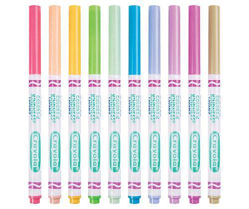 Crayola Colours of Kindness Markers Pack of 10 - Zart