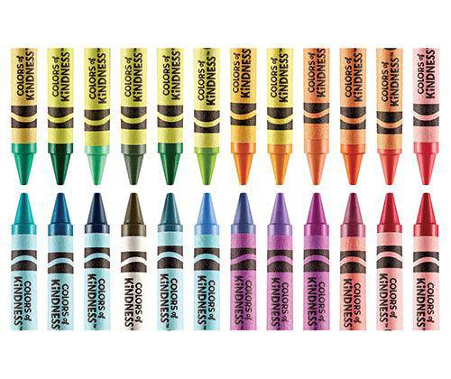 Crayola Colours of Kindness Crayons Set of 24 - Zart