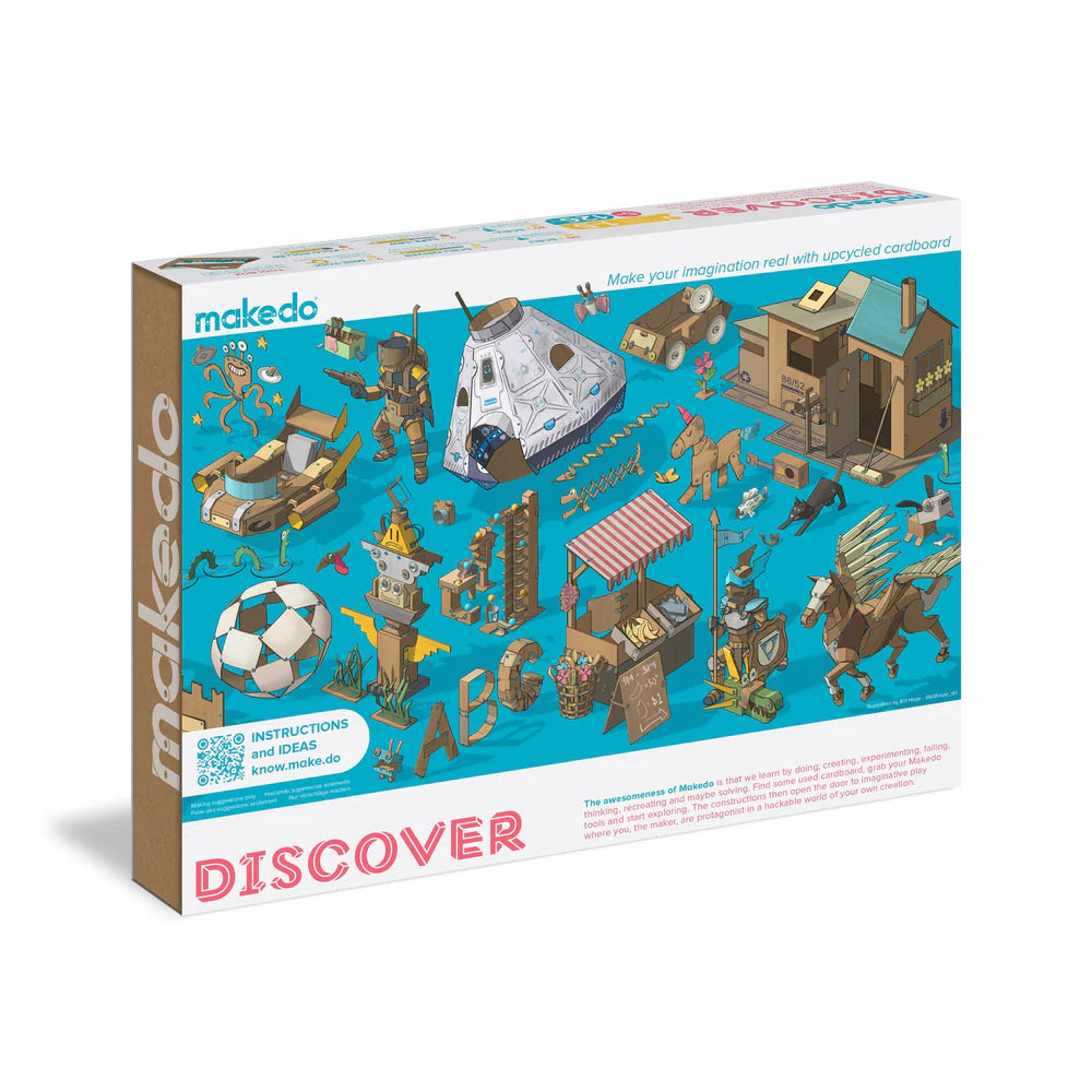 Makedo Discover Kit Set of 126 Pieces - Zart