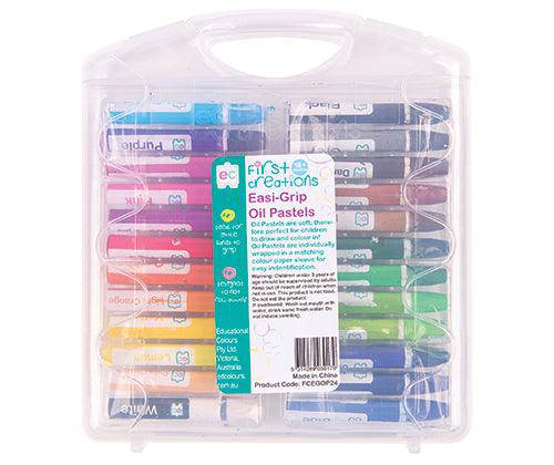 EC Easi-Grip Oil Pastels Coloured Pack of 24 - Zart