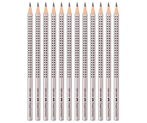 Faber-CastellGrip 2001 Triangular Graphite Pencils Pack of 12 - Zart