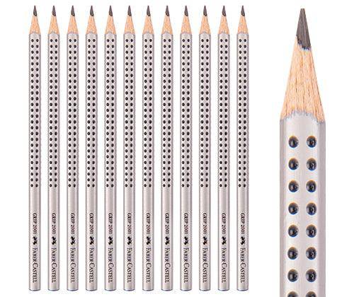 Faber-CastellGrip 2001 Triangular Graphite Pencils Pack of 12 - Zart