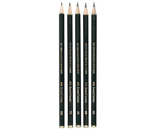 Faber-Castell 9000 Graphite Pencil Set Pack of 5 - Zart