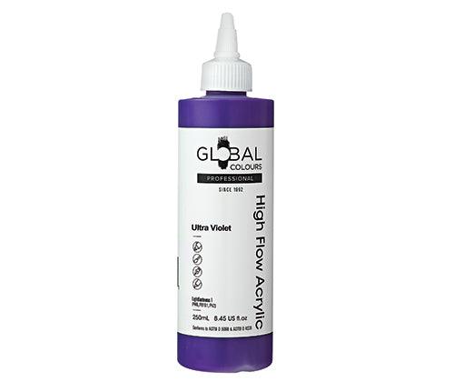 Global High Flow Acrylic Paint 250mL - Zart