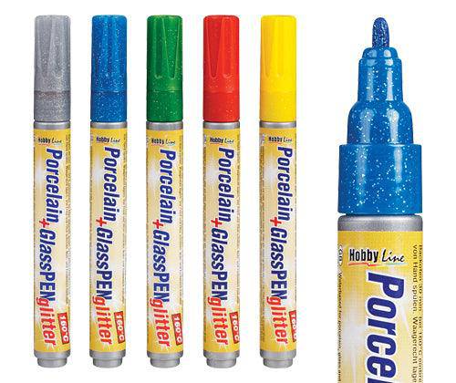 Kreul Porcelain Markers Pack of 5 - Zart