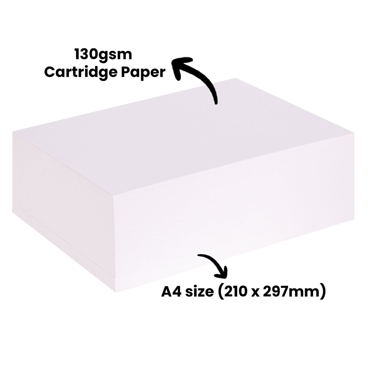 Cartridge Paper 130gsm Pack of 500 - Zart