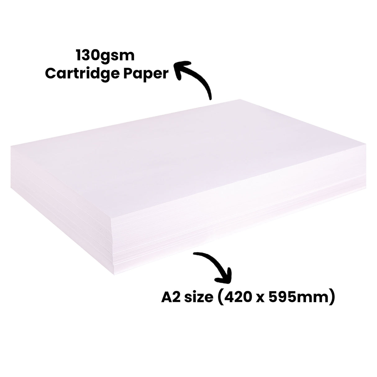 Cartridge Paper 130gsm Pack of 500 - Zart