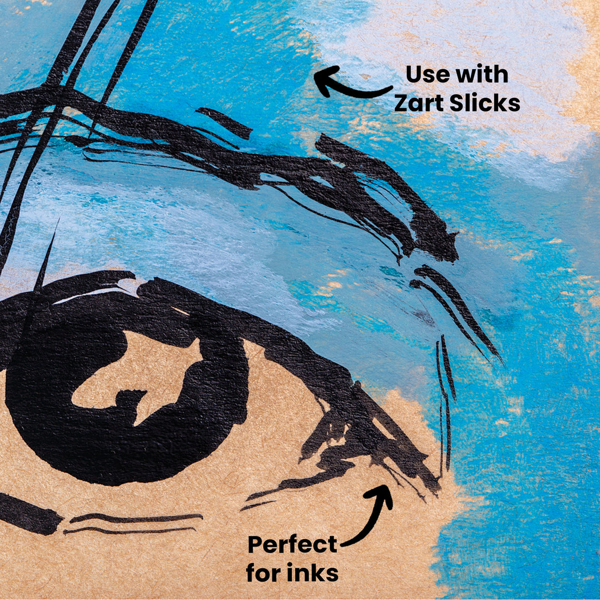 Brown Kraft Card 225gsm Roll - Zart