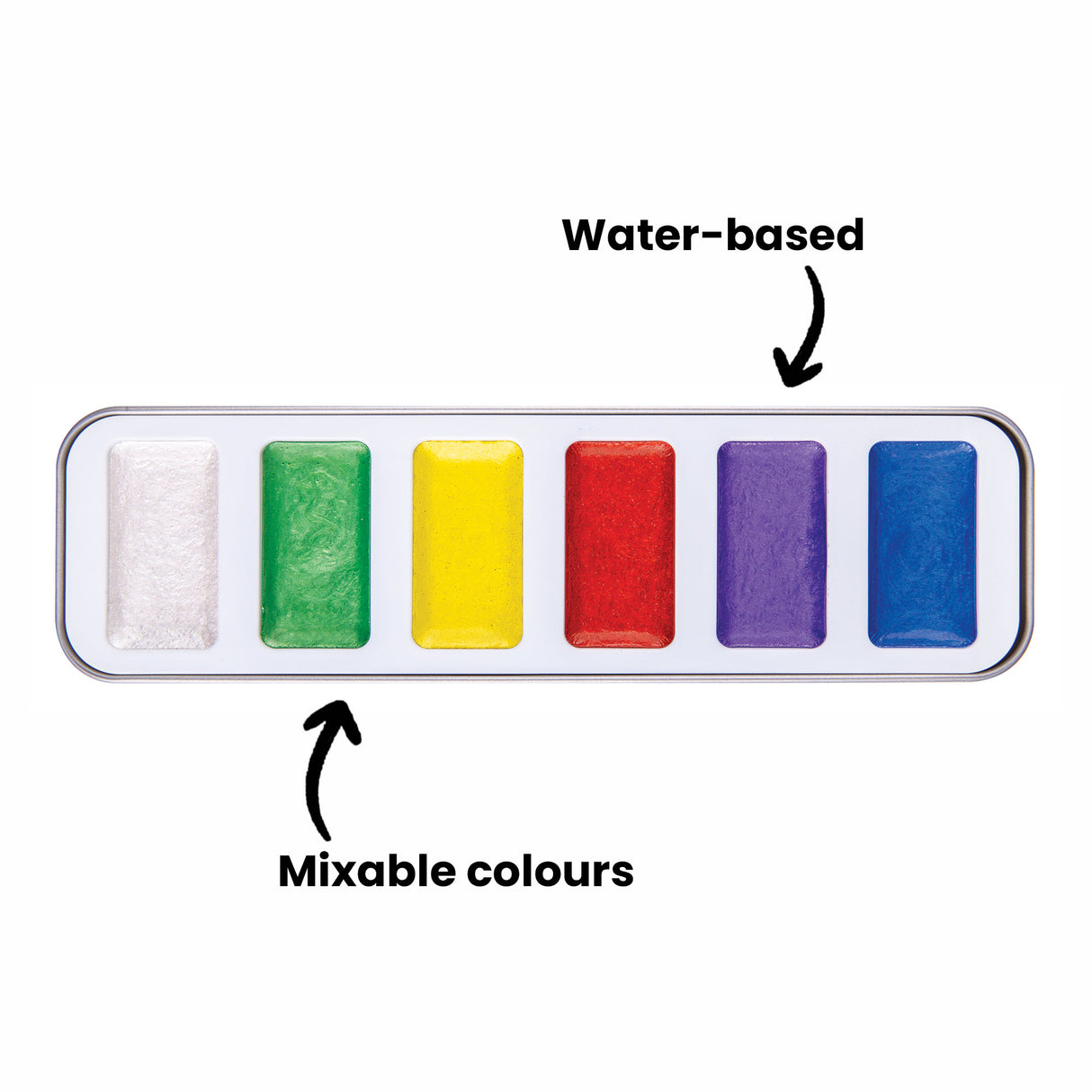 Zart Primecolours Pearlescent Watercolour Paints - Zart