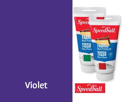 Speedball Fabric Block Ink 75mL Tubes - Zart