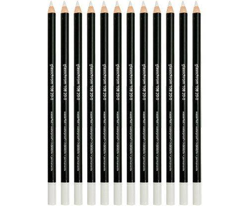 Glasochrom Pencils White Pack of 12 - Zart