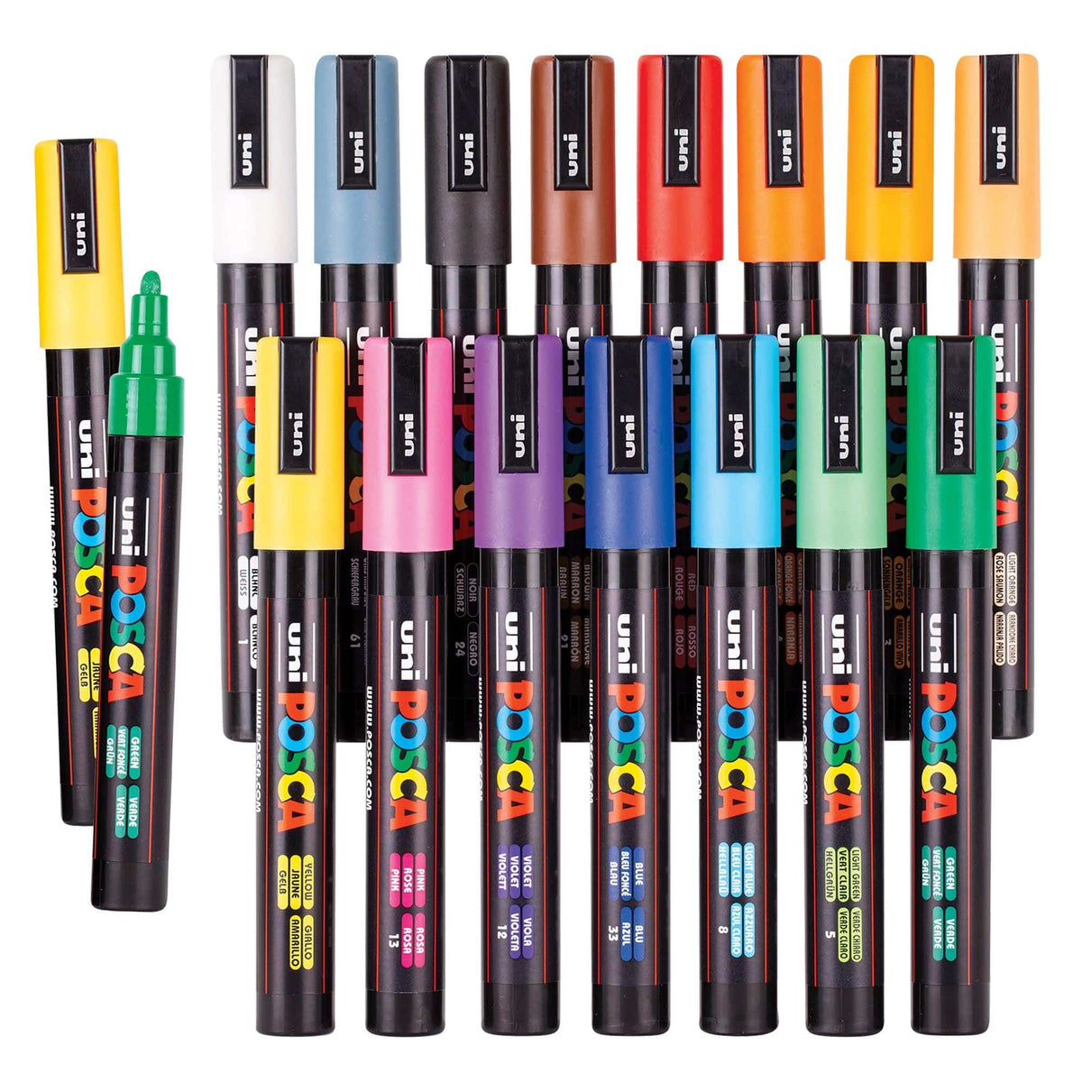 POSCA Marker Bullet Assorted Sets Zart