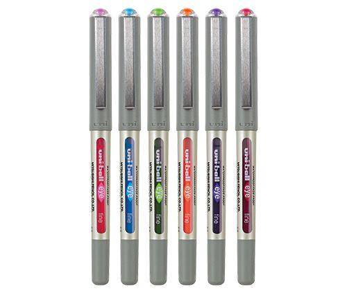 Uni-Ball Eye Pen Assorted Pack of 12 - Zart