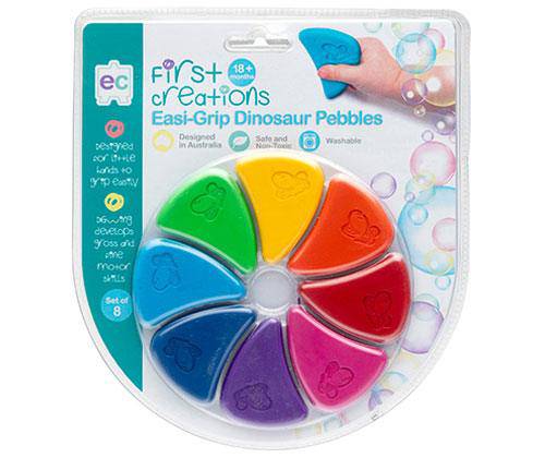 Easi-Grip Dinosaur Pebbles Set of 8 - Zart