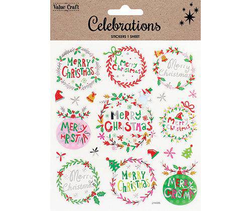 Christmas Stickers - Zart