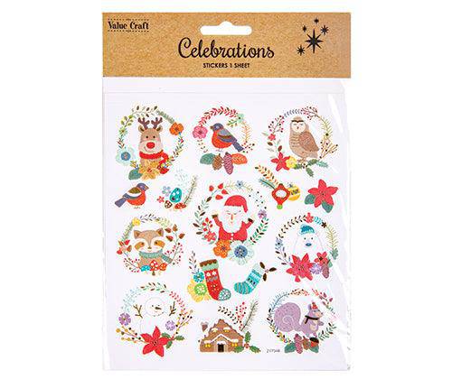 Christmas Stickers - Zart