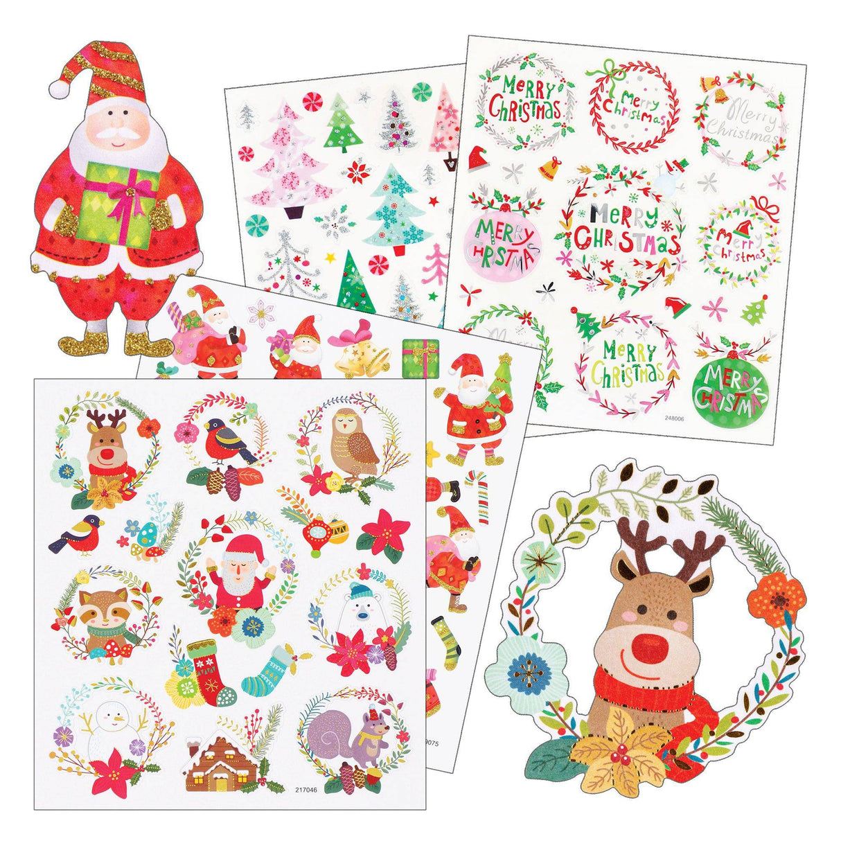 Christmas Stickers - Zart