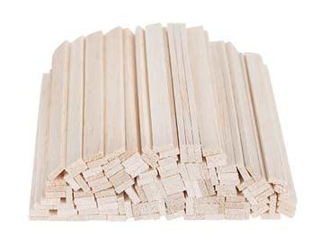 Balsa Sticks 3 x 9.5 x 150mm Pack of 150 - Zart