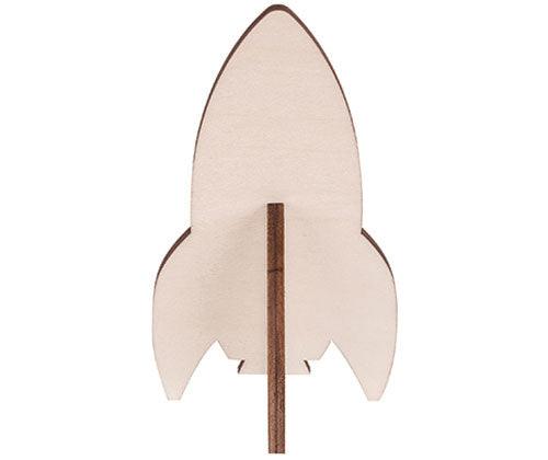 Wooden Interlocking Rockets Pack of 10 - Zart