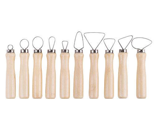 Basics Pottery Ribbon Loop Tools Pack of 10 - Zart